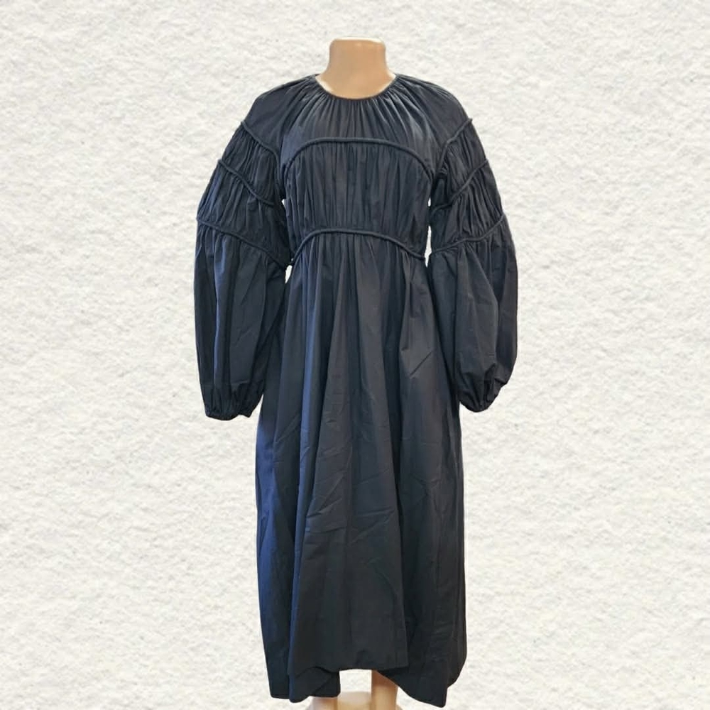 Ulla Johnson BLACK Long Sleeve Dress